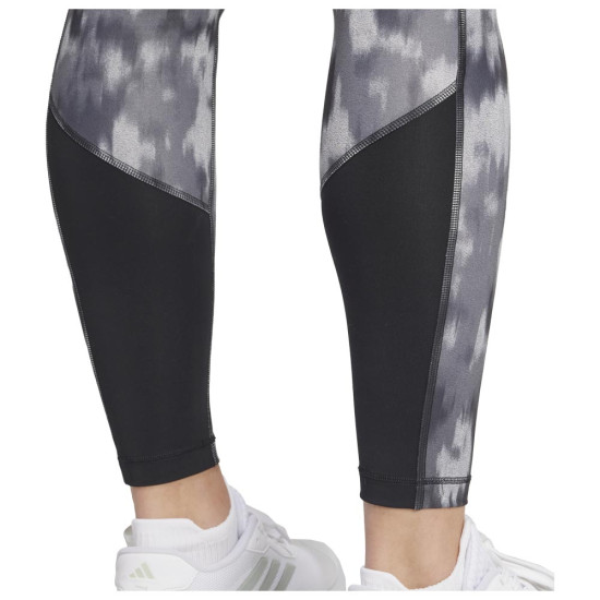 Adidas Γυναικείο κολάν Optime Essentials Allover Print Flower Tie-Dye Leggings